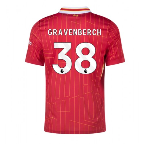 Dres Liverpool Ryan Gravenberch #38 Domaci 2024-25 Kratak Rukav